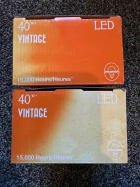 75351 SYLVANIA Led Edison Amber Glow Dimmable Bulbs #3