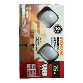 75A-DLSW-4PK-RP SYLVANIA Double Pack Light Bulbs Box
