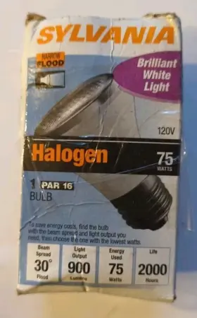 75PAR16 SYLVANIA Hal Flood Capsylite Bulb #2