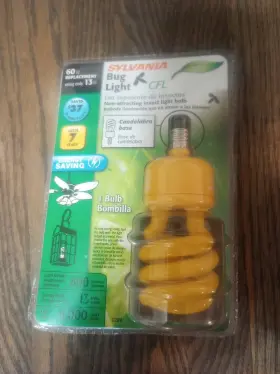 CF13CL-SUPERYELLOW SYLVANIA Fluorescent Anti Bug Light Bulb