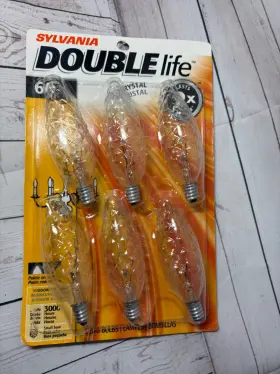 046135158407 SYLVANIA DOUBLE LIFE Pack Crystal Bulbs Base