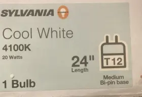 F20T12-CWRP SYLVANIA Pack Linear Fluorescent Tube Light Bulb #2