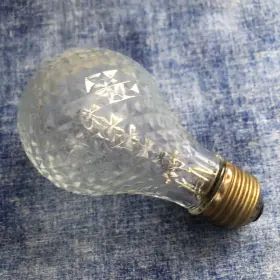 J358 SYLVANIA Light Bulb Crystal Texture Tall