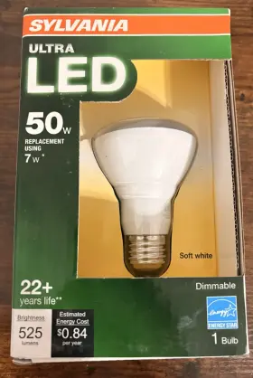 LED6R20DIM SYLVANIA Ultra Eq Base Dimmable Led Spot Flood
