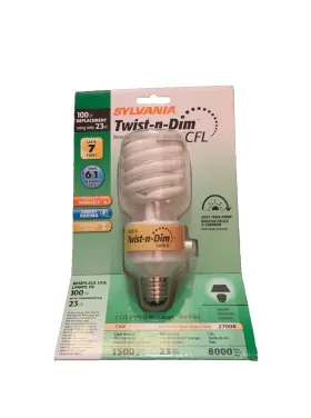 X16796 SYLVANIA Twist Dim Light Bulb