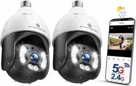 PTC-03-5G-2PCS SYMYNELEC Light Bulb Security Camera Dent