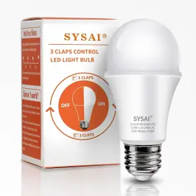 3CLAPS SYSAI Fba Claps Light Control Bulb Bedroom Table Lamp