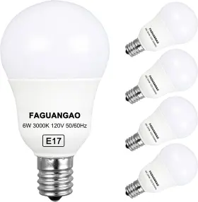 SZ-E17-6WW-4 SZBRIGHT Faguangao Intermediate Base Led Bulbs