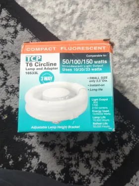 16533L LAMP Circline Adaptor Fluorescent