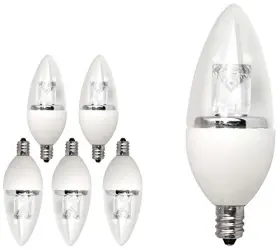 762148263975 LED Torpedo Candelabra Based Light Bulbs Dimmabl