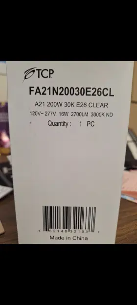 FA21N20030E26CL LED Filament Hid