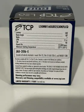 L50MR16GUD2530KFLCQ ELITE Set Led Bulb Dimmable #2