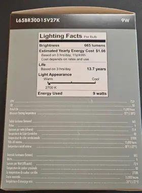 L65BR30D15V27K LINE Pro Led Light Bulbs #2