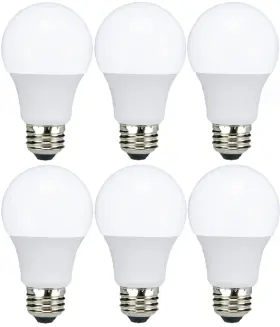 L6A19N1550K6 LED Pack Dimmable Light Bulbs