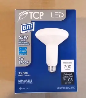 LED9BR30D27K LED Dimmable Flood Light Bulb
