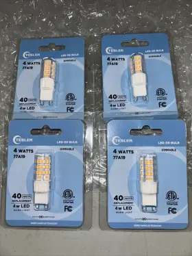 77A19 TESLER Led Dimmable Base Bulb Set