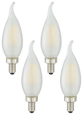 KS61A30 TESLER Led Dimmable Flame Tip Candelabra