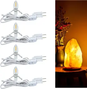 TIADIO-C7-4 TIADIO Cord Led Night Light Bulb Candelabra Base