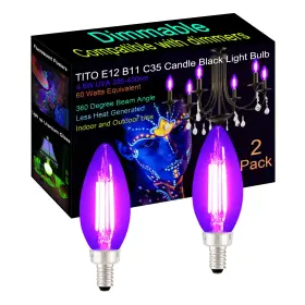 TITO-BL-B11-4.5W-2P TITO Pack Dimmable Filament Candle Light
