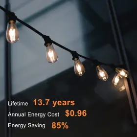 792288215190 TJOY Pack Led Edison Light Bulbs #3