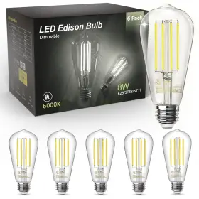 STS06-2 TJOY Edison Light Bulbs Dimmable Led Medi