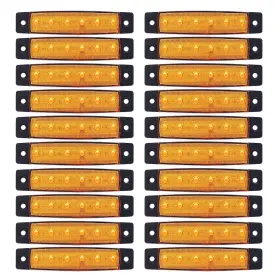 20-6LED-AMBER TMH Pack Led Marker Lights Trailer