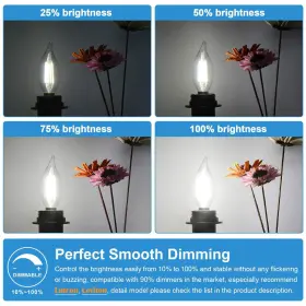 791378888047 TOBUSA Dimmable Candelabra Led Bulbs Dayl #2
