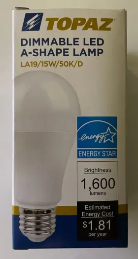 751338024304 TOPAZ Led Light Bulb