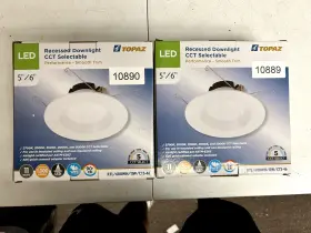 RTL-600WH-11W-CTS-4 TOPAZ Topas Recessed Recess Downlight Cct
