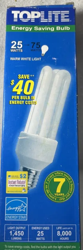 TL3U25L TOPLITE Fluorescent Light Bulb