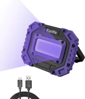 W3-1 TRADE CO.LTD Rechargeable Light Battery Blacklight Lamp