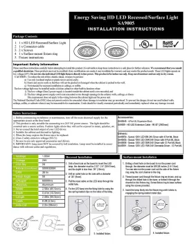 SA9005HDALWW TRANSOLID Sensio Led Recessed Recess Puck Light #3
