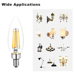734931780181 TRUESTORY Led Candelabra Light Bulb Base #3