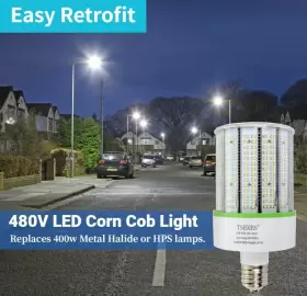 797444594966 TSEXES Led Corn Cob Light Bulb Mogul Base #2