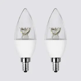 T902761 TUBICEN Led Bulbs Dimmable Candelabra Pack Shade