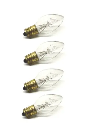 Ui Pro Tools 301638153534 Clear Night Light Bulb Replacement Bulbs 5w 120v - 4 Gold/silver
