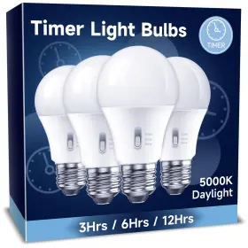 120VATA1903W13E26 UNILAMP Timer Led Light Pack Bulb Automa