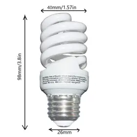 663274681759 UNITEDLUX Fluorescent Light Spiral #2