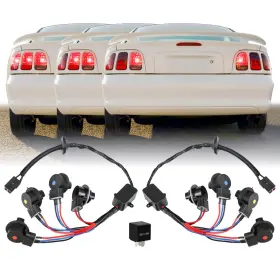 Usr Unique Style Racing Dp802-alt01 96-98 Sn95 V6/gt Plug And Play Tail Light Wire Harness Set Activation For