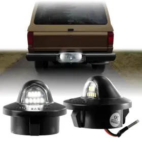 Usr Unique Style Racing Or-7915-alt01 84-90 Bronco Ii Suv License Plate Light Lamps Left Right Pair