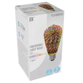 ST19-PRISM-LED UTILITECH Fireworks Watts Light Bulb Base
