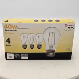 YGA16A06-G25FR5W UTILITECH Dimmable Led Light Bulbs Pack