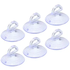 Uxcell 745065869444 6pcs Pvc Suction Cup 35mm Dia Replacing Tools For Glass Bulbs Sunshade Screen