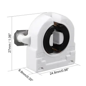 A18031300UX0145 UXCELL Fluorescent Light Holder Base Shunted #3