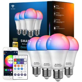 VES4915 VANANCE Smart Light Bulbs Remote Led Changing