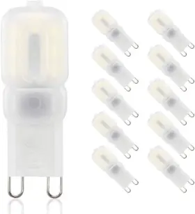 US-G9-14-3W-6000K-10P VELOUER Led Light Bulbs Dimmable Lamp