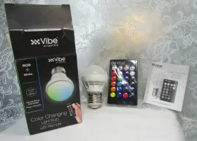 888255169419 VIBE Changing Led Light Bulb Remote