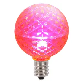 715833069581 VICKERMAN Club Pack Led Pink Faceted Christmas