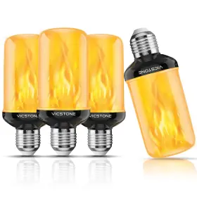 651358034614 VICSTONE Led Flame Light Bulbs Christmas Flicker
