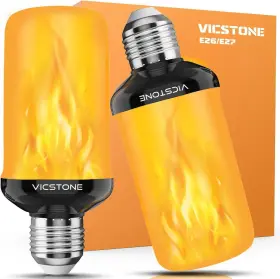 VCFB-HEIDI2-GM VICSTONE Led Flame Light Bulbs Flickering Down